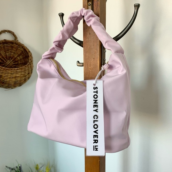 NWT Stoney Clover Lane Scrunch Handle bag Lilac - Picture 7 of 16